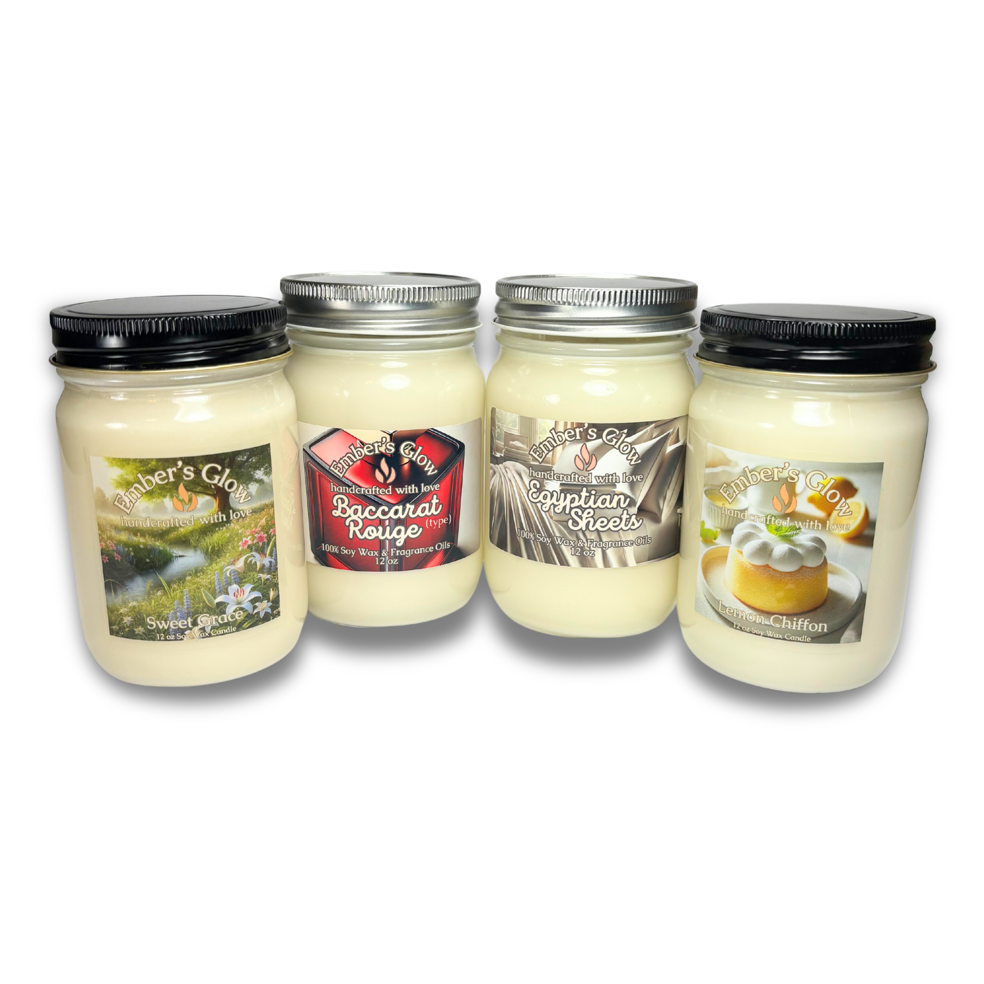 12 oz All-Season Soy Candle – Hand-Poured, Long-Lasting, and Perfect for Every Mood.