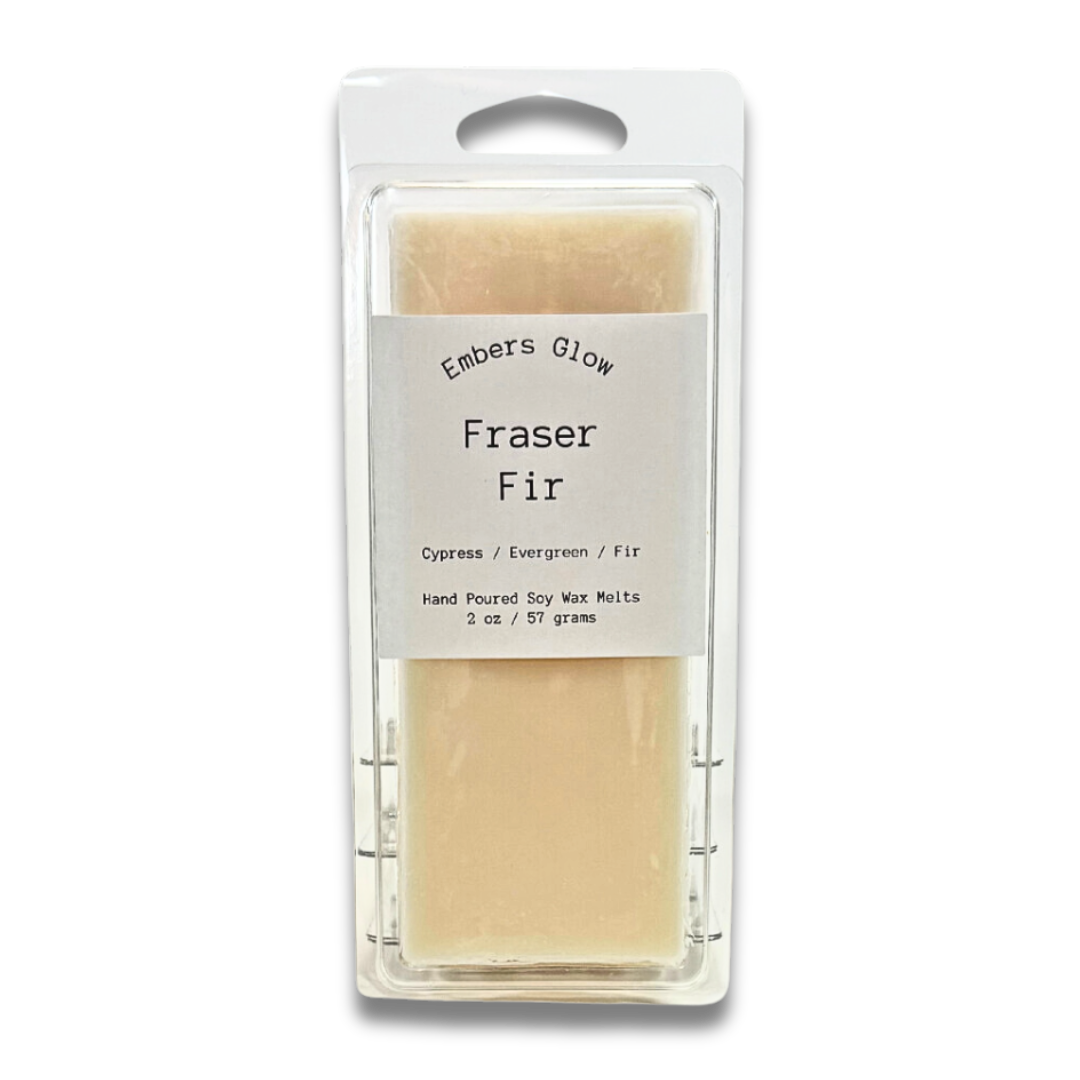 2 oz Soy Wax Melt – Fraser Fir Pine Scent for Seasonal Freshness