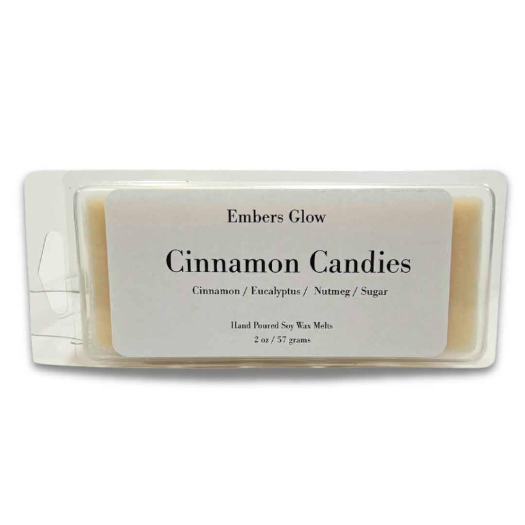 2 oz Soy Wax Melt – Cinnamon Candies Scent for Cozy Winter Vibes